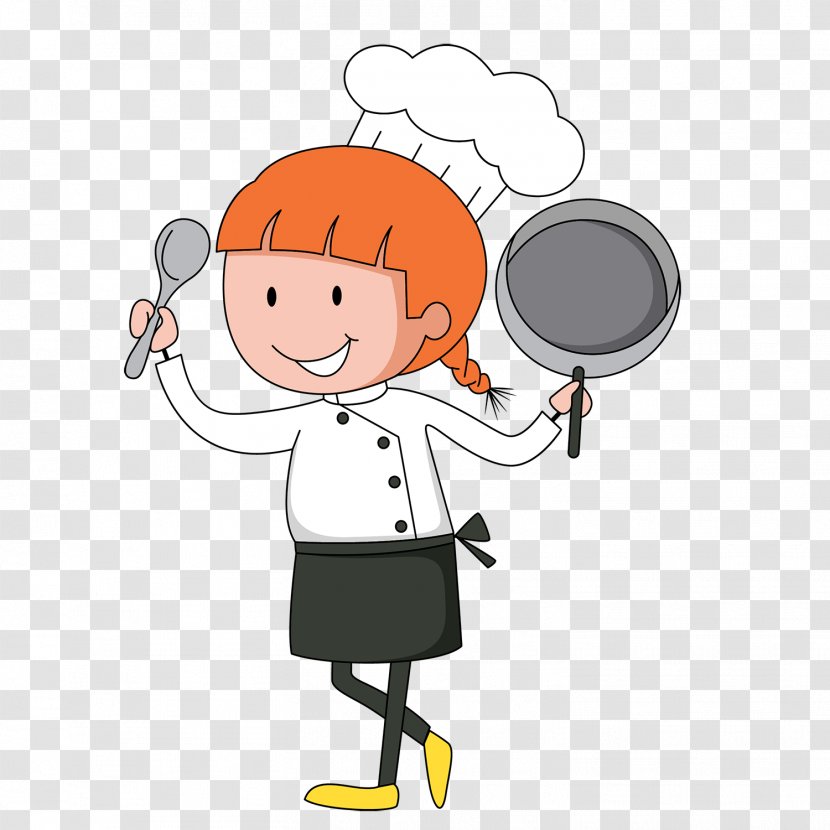 Chef Cook Drawing - Flower - Waiter Transparent PNG