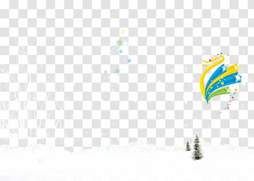 Graphic Design Brand Pattern - Symmetry - Winter Scene Effect Element Transparent PNG