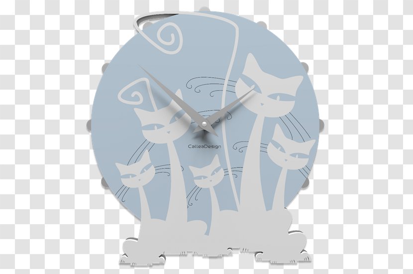 Cat Clock Industrial Design - Legno Bianco Transparent PNG