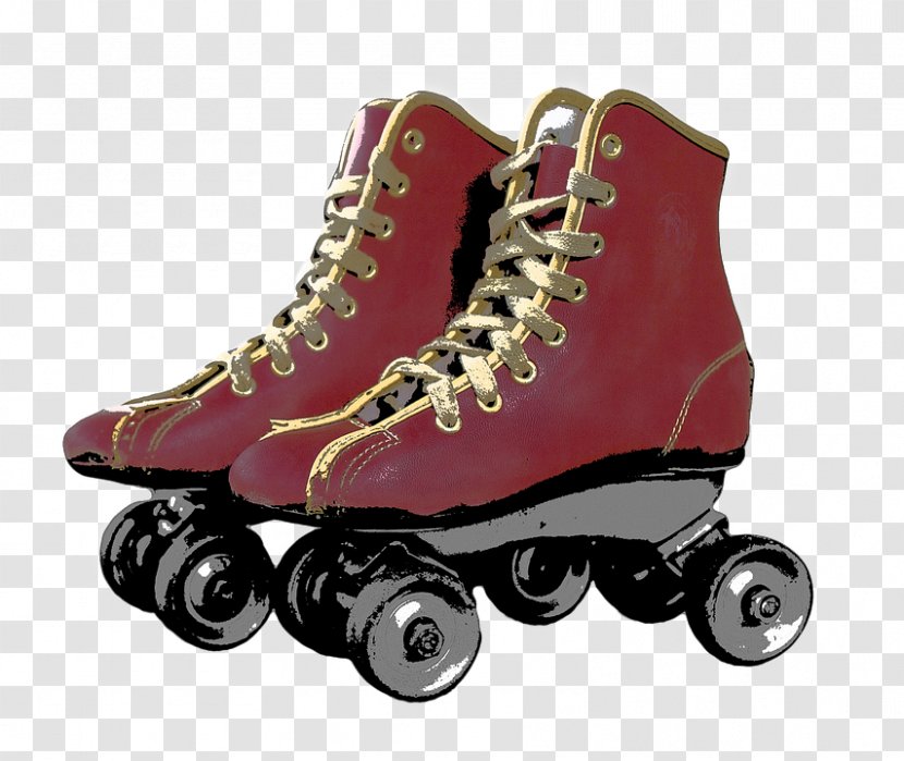Roller Skates Skating Inline Ice Skateboard - Footwear Transparent PNG