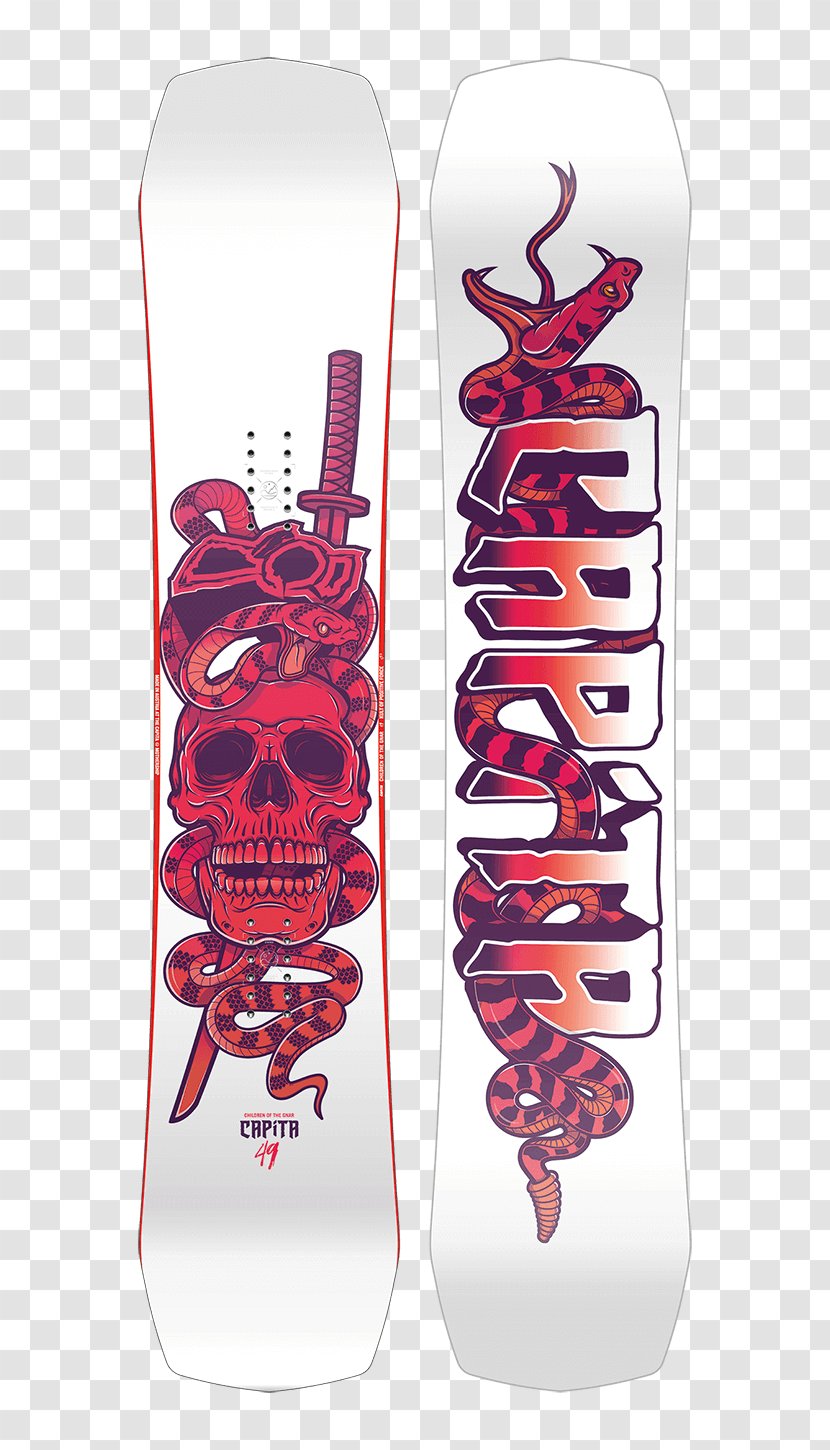 CAPiTA The Black Snowboard Of Death (2017) Children Gnar 2016 Defenders Awesome - Heart Transparent PNG