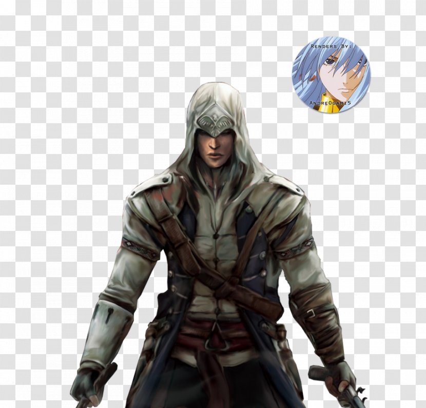 Assassin's Creed III Rendering Connor Kenway Edward - Fictional Character Transparent PNG