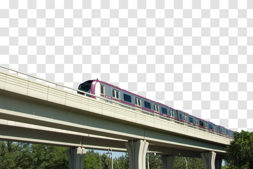 Rail Transport Train Light Track - Skytrain Transparent PNG