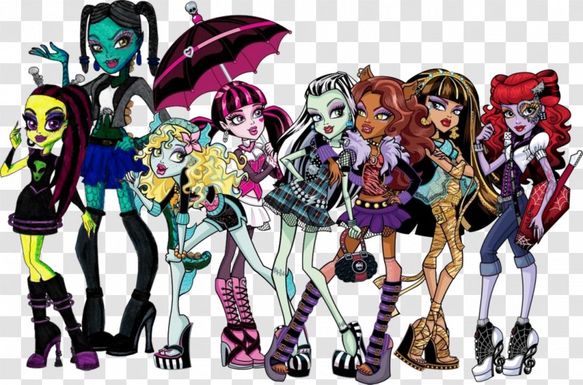 Monster High Pajamas Party Doll - Silhouette Transparent PNG