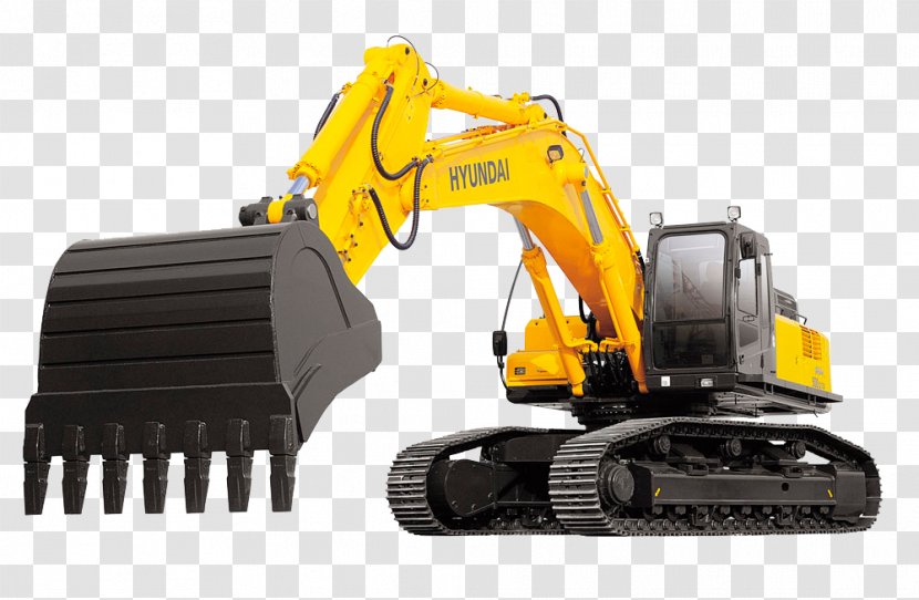 Excavator Hyundai Motor Company Architectural Engineering - Tractor Transparent PNG