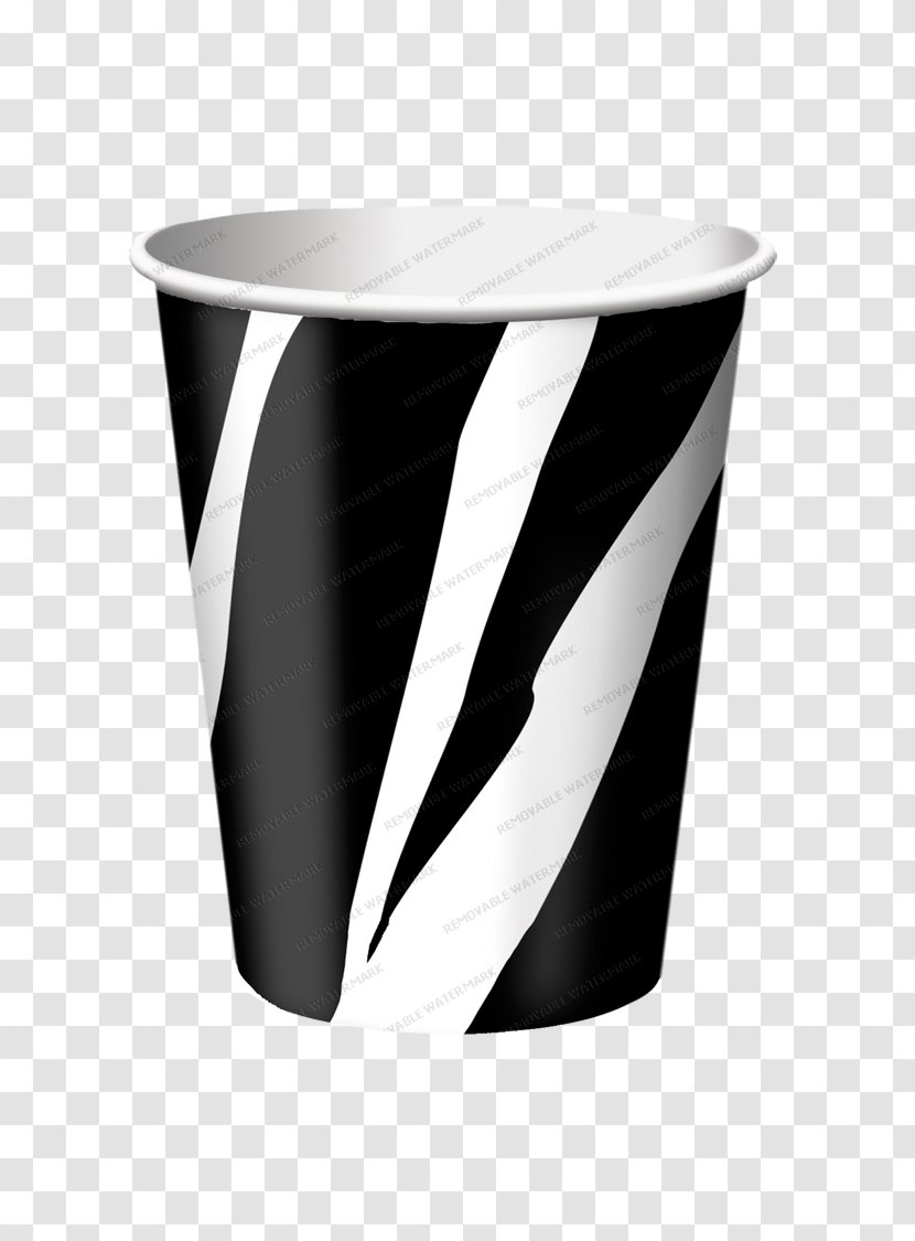 Paper Party Cup Zebra Cloth Napkins - Sweet Sixteen - Themed Transparent PNG