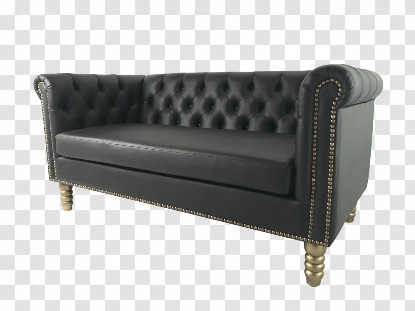Loveseat Couch Armrest Chair - Black Transparent PNG