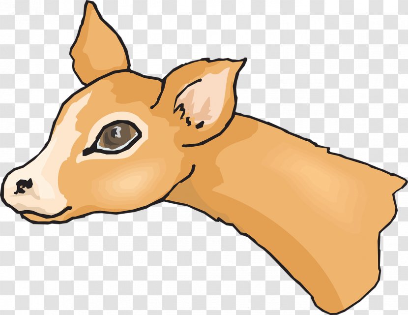Reindeer Moose Cartoon Clip Art - Snout - Deer Transparent PNG