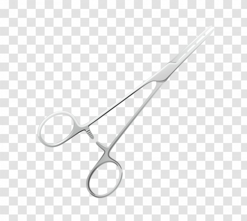 Cutlery Pattern - Medical Scissors Transparent PNG