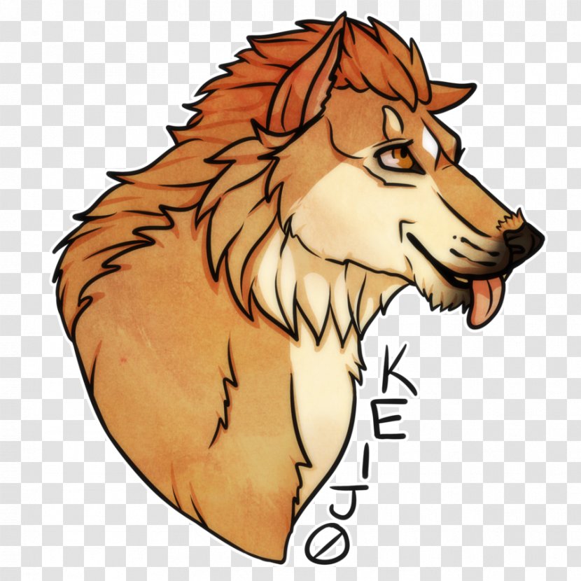 Whiskers Lion Red Fox Cat Dog - Head Transparent PNG