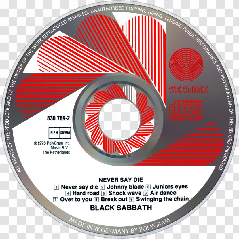 Compact Disc Diorno Braaf Dire Straits The Last In Line Black Sabbath - Heart Transparent PNG