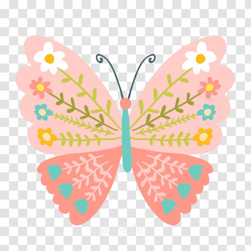 Butterfly Clip Art - Pollinator - Emits Clipart Transparent PNG