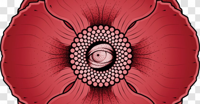 Irama Senja Work Of Art Pattern - Embroidery - Opium Poppy Transparent PNG
