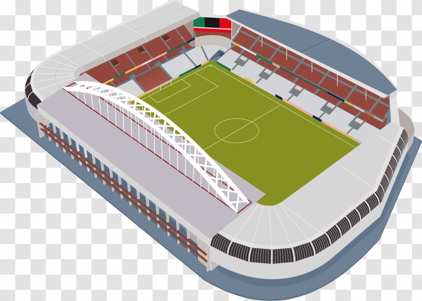Soccer-specific Stadium Football Pitch Clip Art - Royaltyfree Transparent PNG