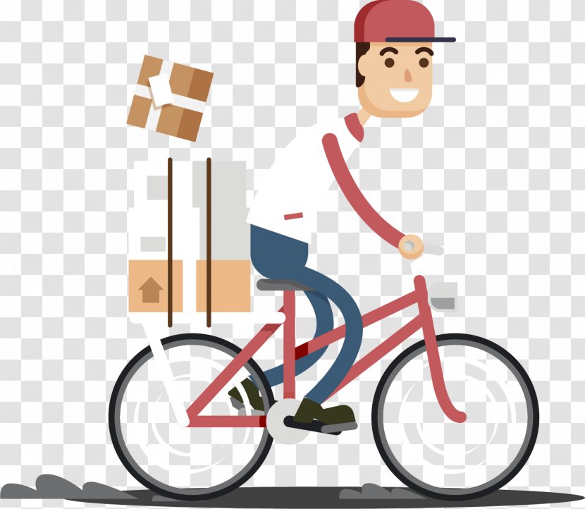 Vic Take-out Bicycle Food - Express By Bike Transparent PNG