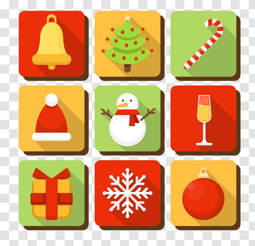 Christmas Ornament Tree Santa Claus Clip Art - Gift - Icon Vector Material Transparent PNG