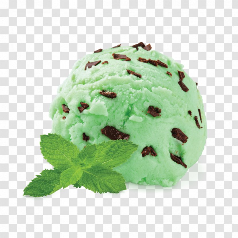 Chocolate Ice Cream Ambrosia Muffin Mint - Watercolor Transparent PNG