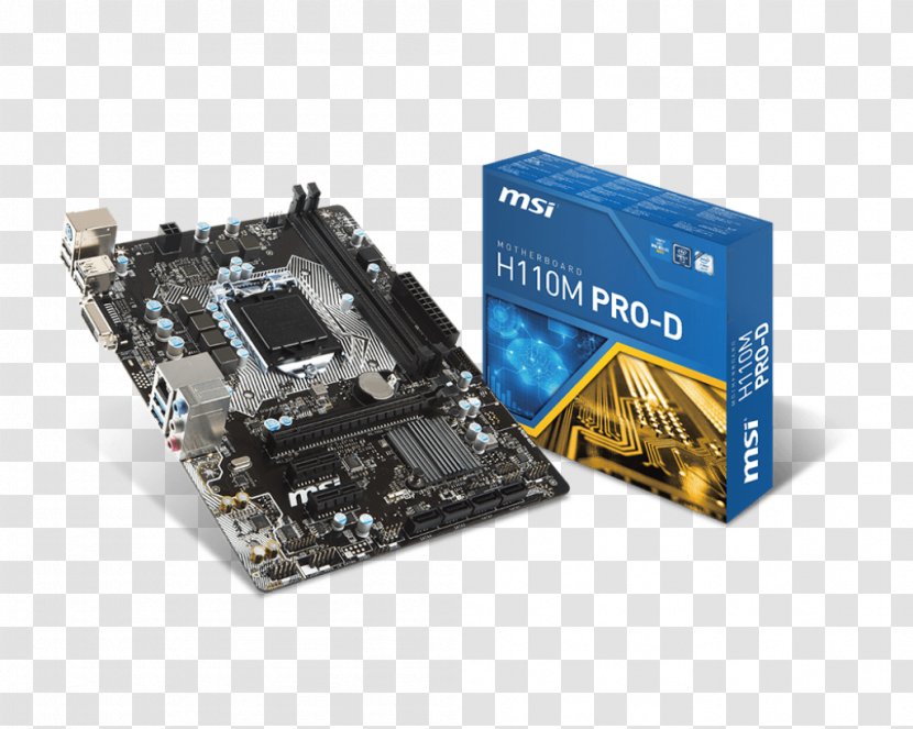 LGA 1151 DDR4 SDRAM MicroATX Motherboard MSI - Technology Transparent PNG