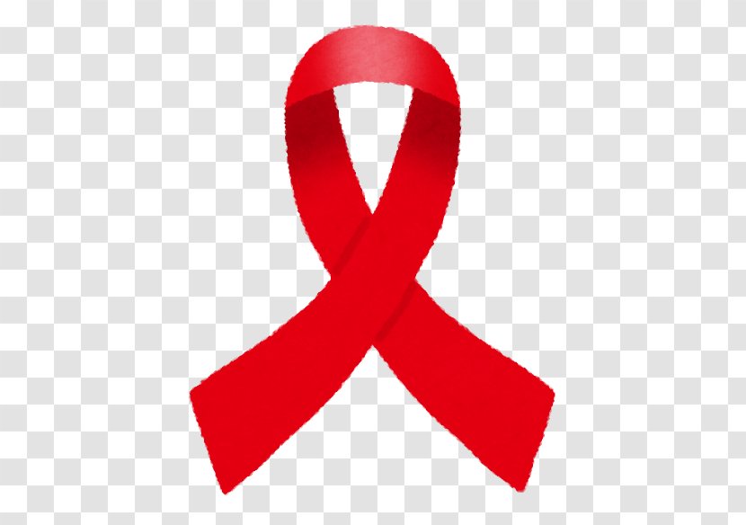 Red Ribbon HIV/AIDS Louisiana Public Health Institute Awareness - Ryan White - Symbol Transparent PNG
