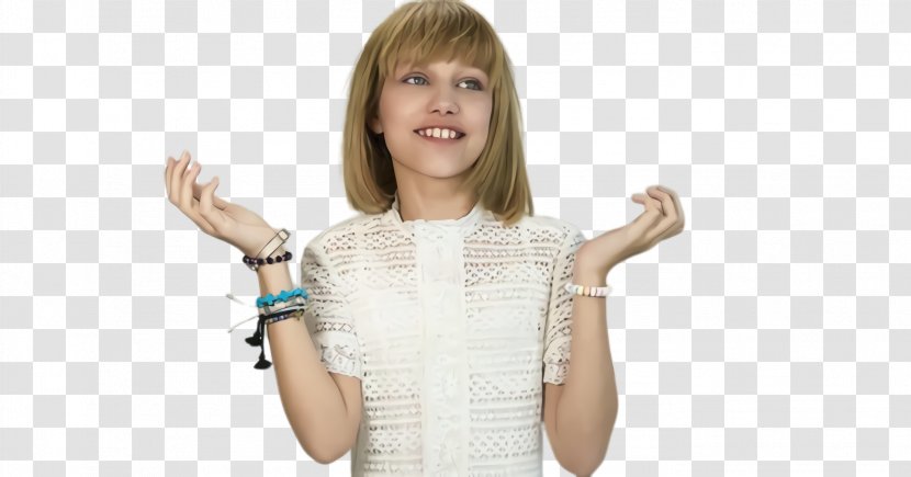 Grace VanderWaal - Elbow - Neck Transparent PNG