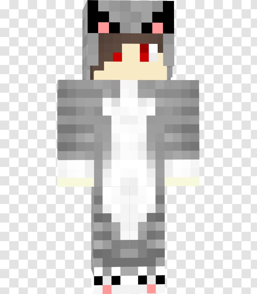 Minecraft: Pocket Edition Cat Skin Syobon Action - Minecraft Transparent PNG