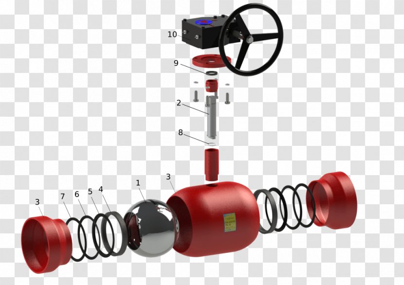 Ball Valve Flange Tap Nenndruck - Hardware Transparent PNG