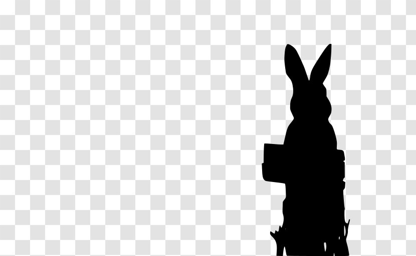 Easter Bunny European Rabbit Bugs - Gesture - Silhouette Transparent PNG