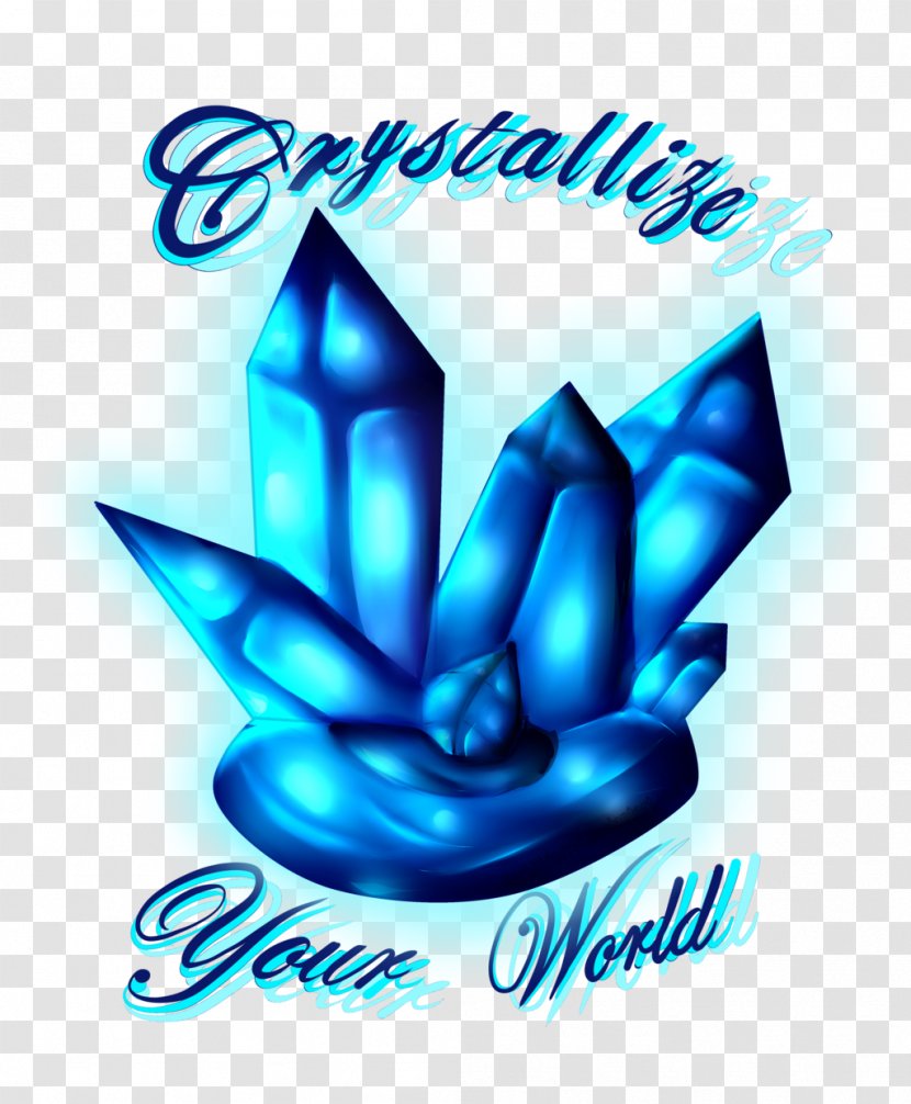 Graphic Design Cobalt Blue Teal Logo - Crystallize Transparent PNG