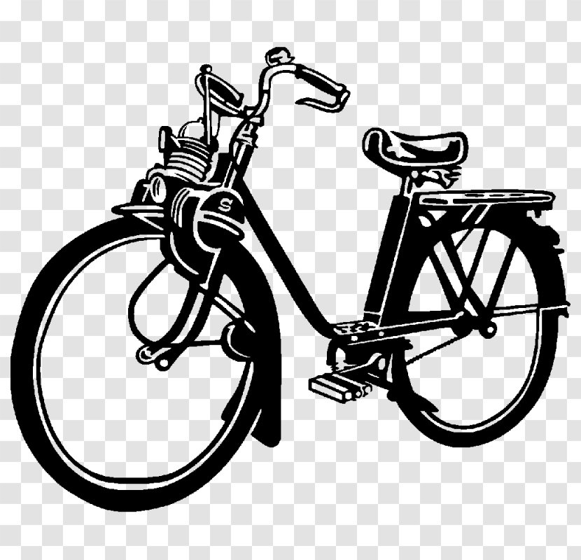 Car Electric Bicycle Moped Motorcycle - Saddle - Clipart Cartoon Transparent PNG