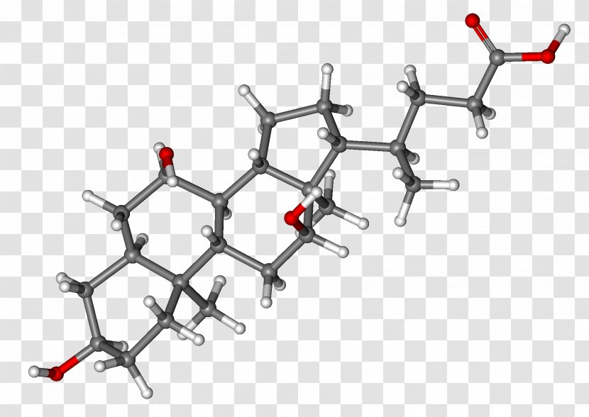 Taurocholic Acid Bile Ball-and-stick Model - Jmol Transparent PNG