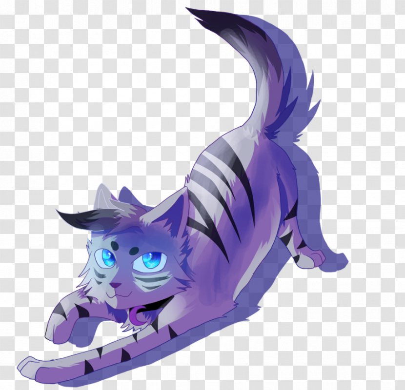 Cat Cartoon Figurine Tail - Like Mammal Transparent PNG