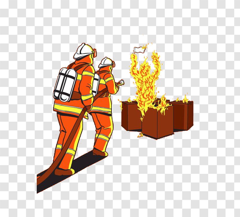Fire Extinguisher Firefighting Firefighter Elevator - Poster - Fighting Transparent PNG