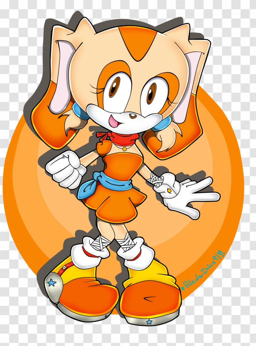 Cream The Rabbit Tails Sonic Hedgehog Chao - Carnivoran Transparent PNG