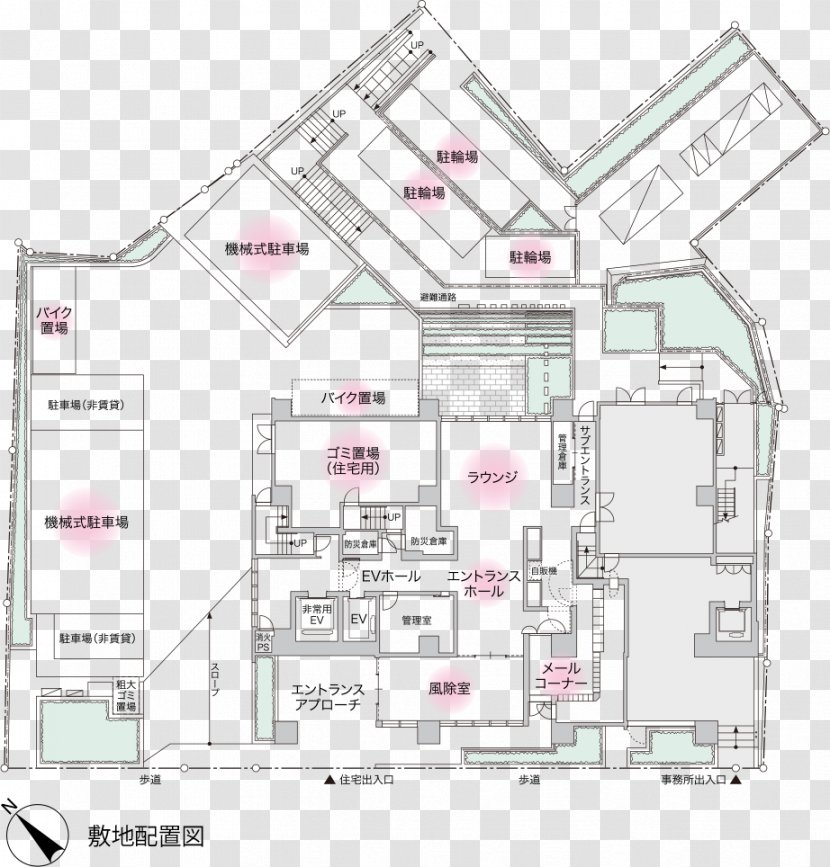 House Floor Plan Urban Design Suburb - Land Lot Transparent PNG