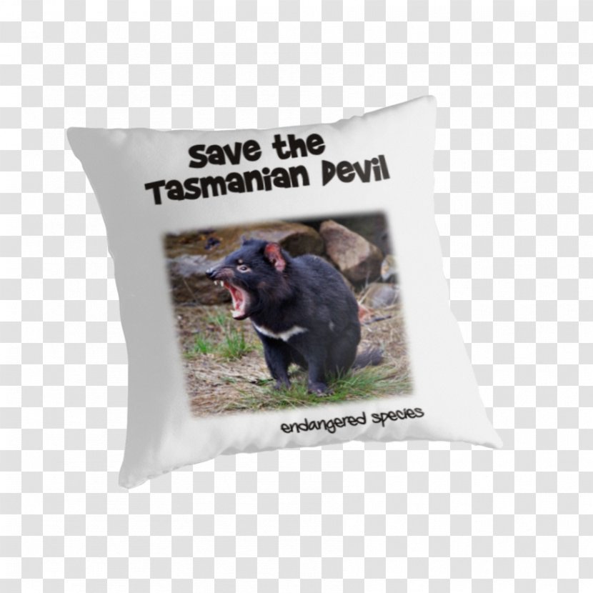 Tasmanian Devil Facial Tumour Disease T-shirt - Cushion Transparent PNG