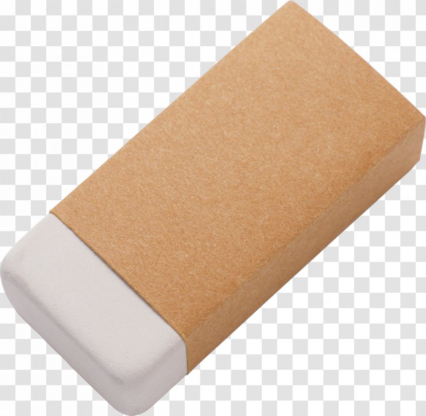 Kraft Paper Packaging And Labeling Eraser - Packaging,Eraser Transparent PNG