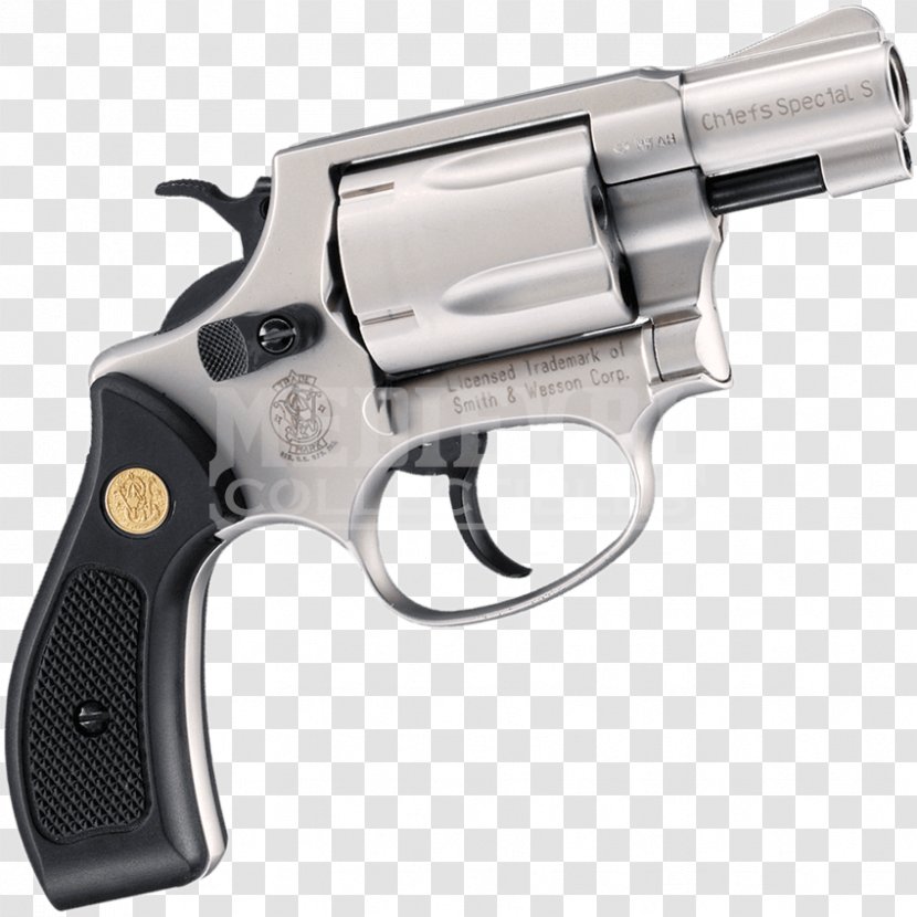 Revolver Trigger Firearm Ranged Weapon - Handgun - 38 Special Gun Smith And Wesson Transparent PNG