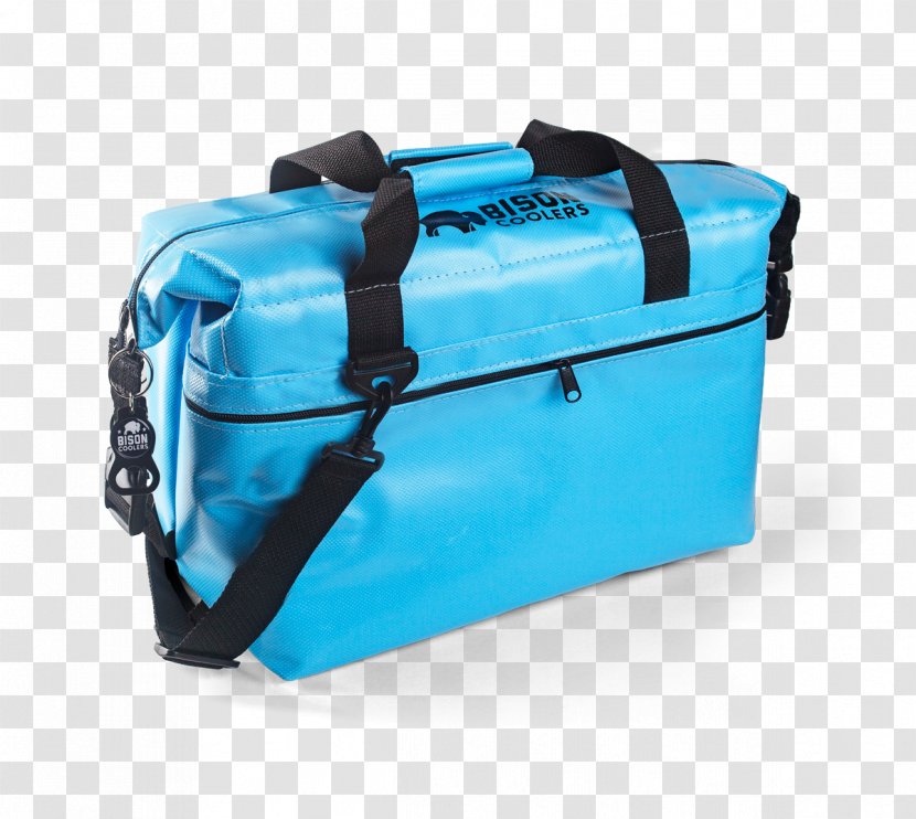 Cooler Bison Camping Deer Thermal Bag - Aqua Transparent PNG