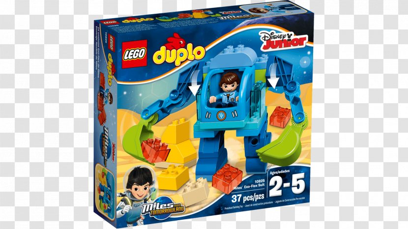 Amazon.com LEGO 10826 DUPLO Miles' Stellosphere Hangar 10825 Miles Exo-Flex Suit Costume - Lego Minifigures - From Tomorrowland Transparent PNG