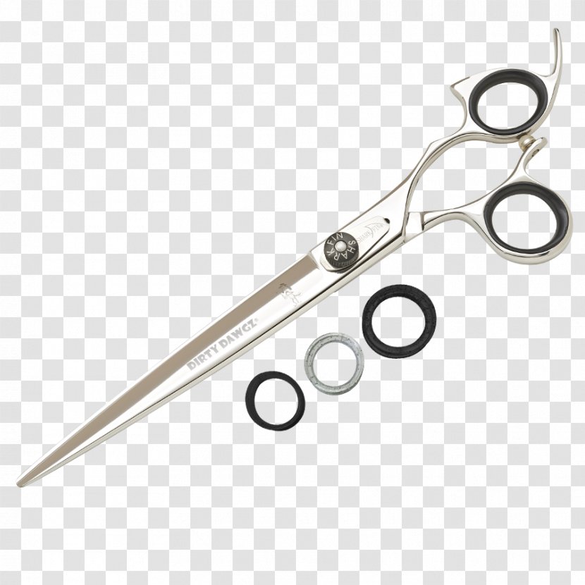 Scissors Hair-cutting Shears Line Angle - Hair Transparent PNG