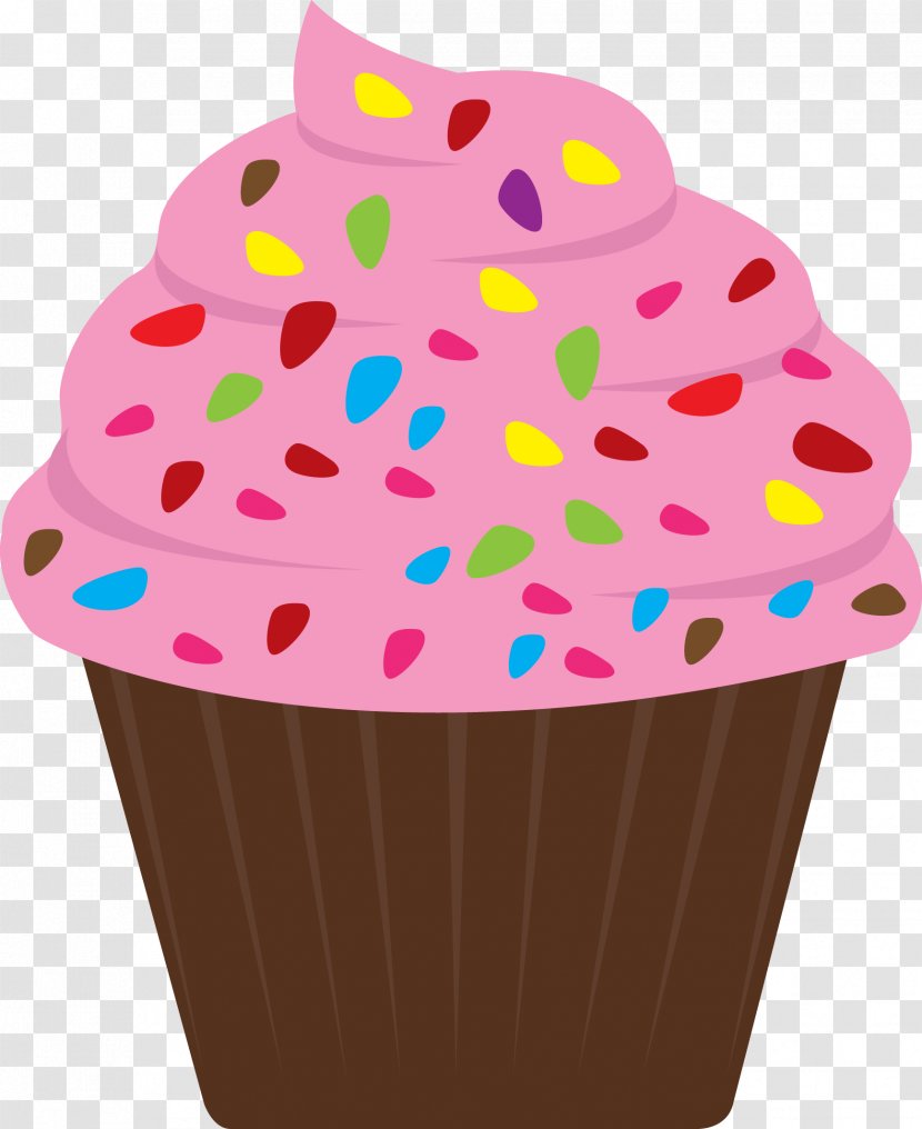 Cupcake Frosting & Icing Red Velvet Cake Sprinkles Clip Art - Bakery Transparent PNG