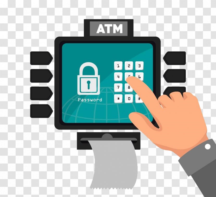 Automated Teller Machine Payment Icon - Shutterstock - Hand Painted ATM Ticket Gate Transparent PNG
