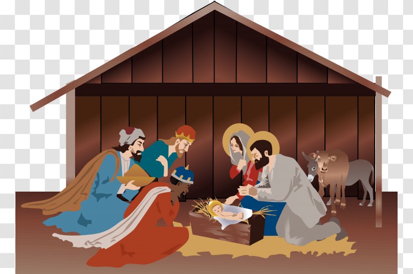 Nativity Scene Of Jesus Christmas Day Clip Art - January Transparent PNG