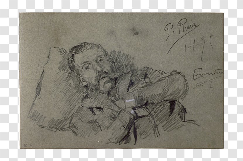 Portrait Museu Picasso Retrat Del Pare De L'artista Drawing - Art - Painting Transparent PNG