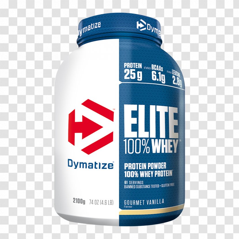 Dietary Supplement Whey Protein Dymatize Elite 100% 5lbs - Free Transparent PNG