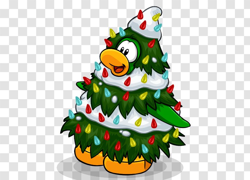Clip Art Club Penguin Christmas Day Tree Transparent PNG