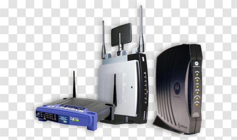 Wireless Router Access Points Cable Modem - Computer Network Transparent PNG