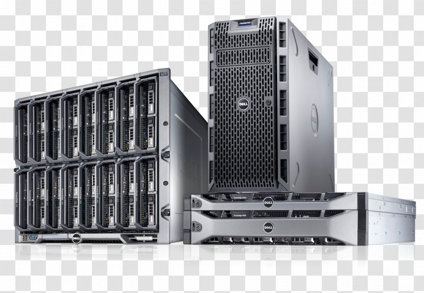 Dell PowerEdge Hewlett-Packard Computer Servers Cases & Housings - Electronic Device - Hewlett-packard Transparent PNG