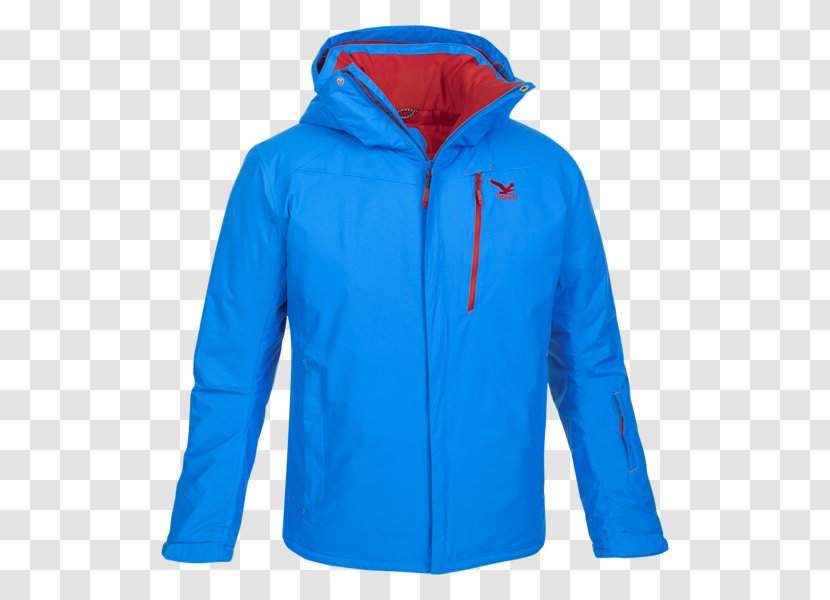 Hoodie Jacket Patagonia Outerwear Windbreaker - Cobalt Blue Transparent PNG