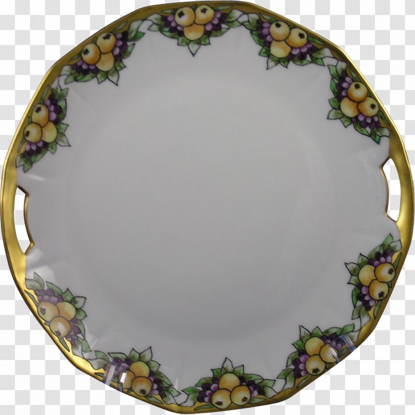 Plate Platter Porcelain Tableware Oval - Dishware Transparent PNG